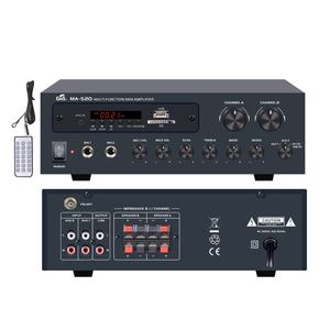 GNS MA-520 2채널앰프 160W USB 블루투스 라디오 에코 노래방 매장 카페 방용송엠프