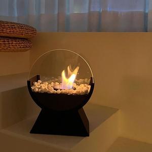 [선진몰] 에탄올난로 실내용 알콜 불멍 캠핑 라운드형