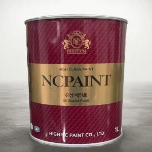 에나멜 유성페인트 방청 데크 컨테이너 녹막이 철재용 철 페인트 1L