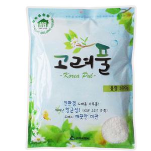 벽지도배풀 친환경 벽지 접착제 가루 고려풀 500g 1개