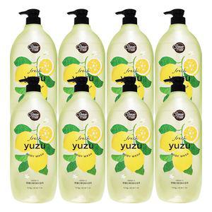 애경 샤워메이트 유자 바디워시 1200g X 8개