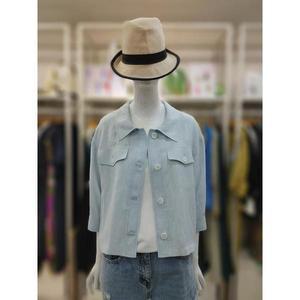 [SI] 세이브존04 린넨 혼방 7부 크롭 자켓 SGJ1121460SB (S10528252)