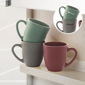 머그잔 깨지지않는 실리콘 국산 손잡이 물컵 인쇄가능 220ml