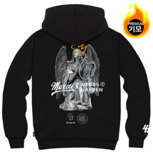 간쓰리 엔젤인멜로디 국내생산 기모 후드티