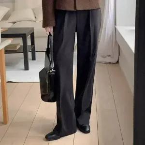 [코코블랑] [코코메이드] 윈터 투데이 와이드 슬랙스(길이선택)