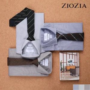 [지오지아][지오지아] 세미와이드카라 패턴 드레스 셔츠 (ABB5WD1103_A)