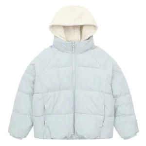 [에꼴리에] 여자 겨울이월 후드집업레이어드웰론점퍼(23D0158)