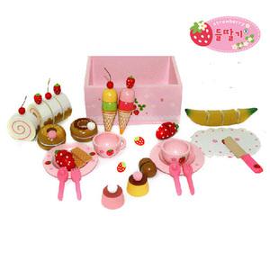 [들딸기]스위트 카페 소꿉놀이 세트