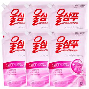 울샴푸 오리지널 리필 1.3L 6개