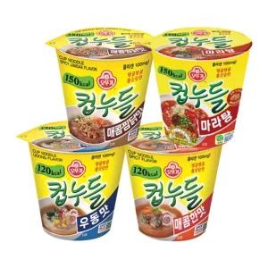 오뚜기 컵누들 마라탕 컵 6입 + 매콤한맛 6입/우동맛/찜닭