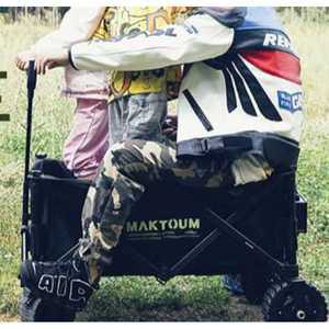 구르마 전동 웨건 운반카 사륜 여행 야외 피크닉