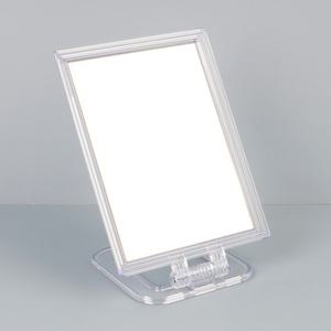 사각 스탠드 접이식 거울 1p 소 중 대 각도조절 보관 탁상용 책상 화장대 메이크업 손거울