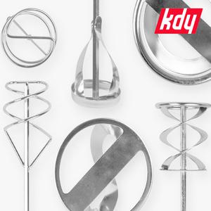 KDY 믹서기날 교반기날 페인트 시멘트 혼합 반죽 믹서 믹싱 드릴날 육각 크롬도금 아연도금