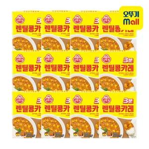[오뚜기] 3분 렌틸콩카레 200g 12개