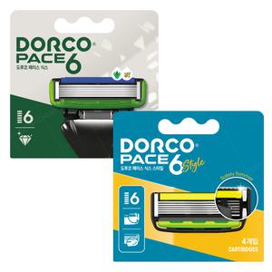 더모아[도루코 페이스6 / 스타일 면도날 4개입]