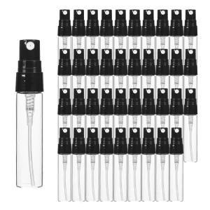 향수용기 블랙 투명 스프레이 공병 5ml 40개 플라스틱뚜껑