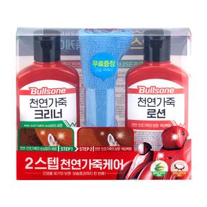 불스원 2스텝 천연가죽케어 150ml 크리너 로션 각1개씩 1세트 
