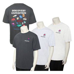 [디스커버리] 공용 피크닉 등판 그래픽 반팔티셔츠 DXRS5A043 3종 택1