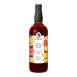 포모나 복숭아 아이스티시럽 1000ml