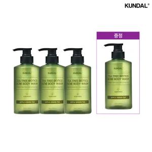 쿤달 티트리 바이오틱스 아크네 바디워시 3+1