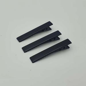 무지 민자 헤어핀 헤어 공예 핀대 메탈 집게핀 블랙 5P