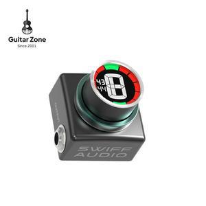 SWIFF AUDIO C20 크로매틱 기타 베이스 튜닝용 혁신적인 미니 페달 튜너 HD LED 디스플레이 조정 가능한 A4
