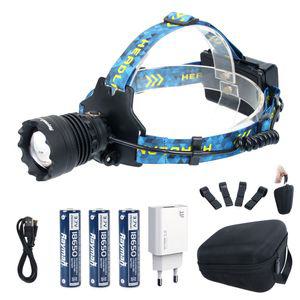 해루질 충전식 헤드랜턴 화이트 레이져 LED 센서 RM303-7800FS 풀세트