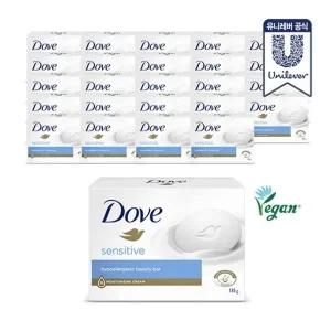 [하프클럽/도브]도브 비누 대용량 센서티브바 135g 24개