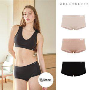 [물랑루즈]여성 면텐셀모달 널위한 보이쇼츠 3종세트