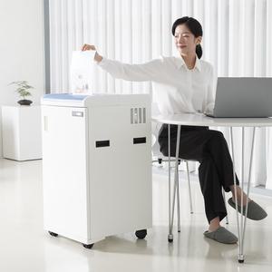 국산 대형 스틸 저소음 꽃가루 문서세단기 CPK-B2760 A3 30매 95L 3x30mm DIN66399 P-4 분리형 박스 파지함