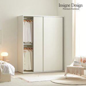 [인시네] E0 애쉴리 슬라이딩 옷장 2000 행거형 미닫이 키큰장