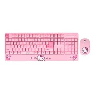 헬로키티 팜레스트 무선 키보드 마우스 세트 - SC