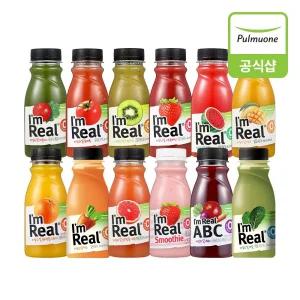 [풀무원] 아임리얼 주스 190ml 12종 8개 골라담기 (딸기,수박,오렌지,키위 외)
