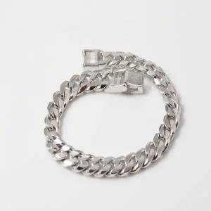 [차차실버]더글라스 여자 남자 실버 체인 은팔찌 5돈은팔찌 10돈은팔찌 남성 여성