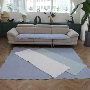 [리앤데코]로즐리 사계절 워싱 다용도 복도 베란다 쇼파패드 3인용  60x180cm