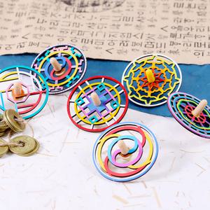 전통 문양 나무 팽이 만들기 6종 DIY 팬시우드 명절 설날 추석 놀이 외국인 한국 체험 선물 단체 행사 채색