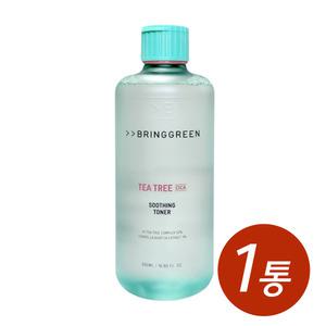 브링그린 vegan 티트리 시카 수딩 토너 대용량 500ml x 1통