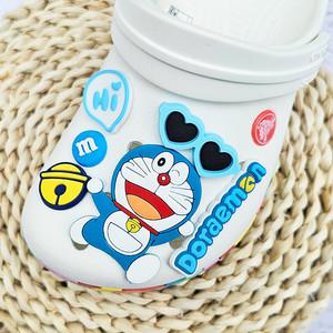 도라에몽 클로그 파츠세트 6pcs_신발 실내화 장식 꾸미기 악세사리 즈비츠