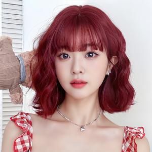 키라비 가발 여성 통가발 웨이브 단발머리 35cm DTF0155