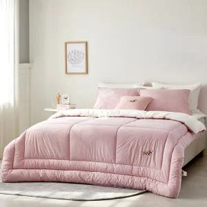 [롯데백화점]닥스 극세사 레고 핑크[8] 퀼트이불 싱글