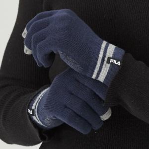 휠라 핏 방한 니트 장갑 손가락 겨울 등산 골프 스마트폰 터치 장갑 남자 여자 커플 털 요술