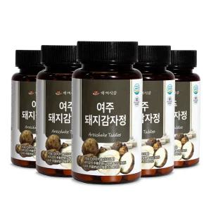 백세식품 여주 돼지감자정 500mgx100정,5병
