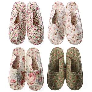 케이에스몰 남성용 면실내화3/거실화/슬리퍼/실내화/사무실슬리퍼/덧신/퀼트 실내화/패브릭 실내화