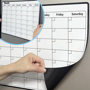 자석 월간 일정표 화이트 보드 스케줄 계획표 냉장고 월중 행사표 붙이는 달력 메모지 쓰고 지우는 요일