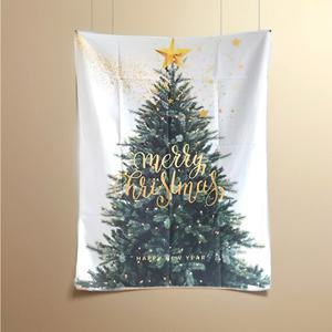 95x73 크리스마스 트리 패브릭 포스터 벽에붙이는 트리 벽면 벽 트리 가리개 포토존