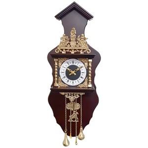 pm8128 고급 인테리어 앤틱 추 벽시계 브라운 제조한국