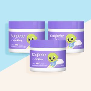 소이베베 고보습 아기크림 아토 신생아 유아 키즈 보습 침독 바디 300g 3개