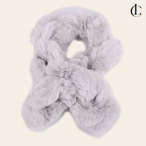 [엘케이트]여성 머플러 넥워머 가을 겨울 렉스 쁘띠 토끼털 목도리 101YDR