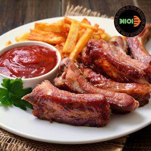 [NS홈쇼핑][케이쿡] 바베큐폭립 400g × 2팩 + 매콤폭립 400g × 3팩[28229846]