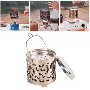 (무료배송) 스텐 미니 스토브 버너 히터 캡 커버 가스 난로 캠핑